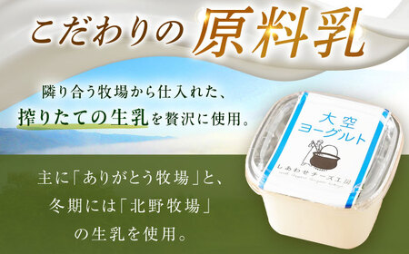 大空ヨーグルト 400g×6個【足寄町/あしょろ観光協会】ヨーグルト[BEAE005]