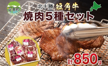 北海道 北十勝 短角牛 焼肉 5種 タン ミックスホルモン サガリ ハツ レバー ホルモン 焼き肉 和牛 牛肉 肉 国産 ご飯 贅沢 冷凍 ギフト 北十勝ファーム 送料無料