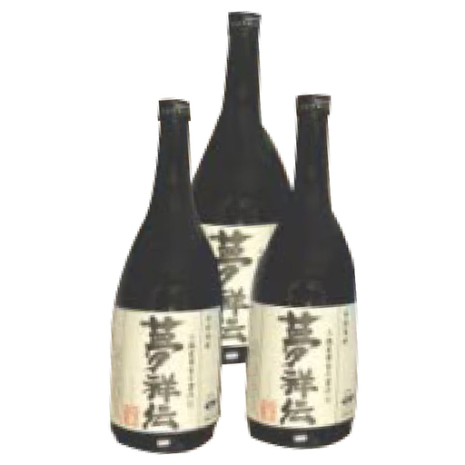 1771 酒の夢焼プロデュース限定芋焼酎「夢祥伝」4合瓶 3本セット KN148-001 酒 焼酎