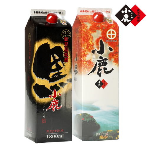 1808 小鹿パック飲み比べ2本セット3600ml（1800ml×2本） KN013-012 酒 焼酎