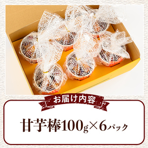 【年内配送12月15日入金まで】甘芋棒（ 芋スイーツ ）100g×6袋 600g 2386