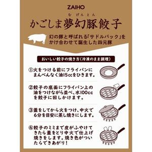 2773 かごしま 夢幻豚 餃子 12個 × 5P KN021-037-01 ギョーザ ぎょうざ 人気 ジューシー 四元豚 ブランド 鹿屋 財宝 ふるさと納税 鹿児島 鹿屋市 おすすめ ランキング プレゼント ギフト