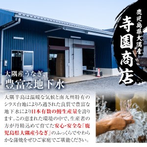 【年内配送12月8日入金まで】大隅特産うなぎ蒲焼４尾（680ｇ） 1388