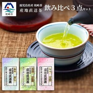 大河内製茶の煎茶飲み比べ【 3種 】セット ( 特上煎茶・上煎茶・煎茶 )  A3-220【1167085】