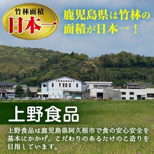 国産味付タケノコキムチ(100g×4パック) 国産 筍 辛味 ピリ辛 焼肉 おかず おつまみ キムチ メンマ めんま お試し 常温保存 【上野食品】a-5-1