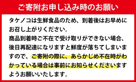 i230 ≪数量限定！先行予約受付中！2025年3月下旬から4月中旬の間に発送≫鹿児島県出水市産！たけのこ＜皮付き2kg＞ たけのこ 筍 タケノコ 国産 皮付き 野菜 旬 新鮮 採りたて 煮物 味噌汁 炊き込みご飯【イーサイドライン】