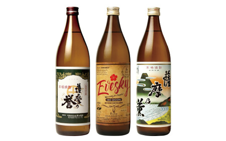 【 芋焼酎 】 白麹 の味わいを楽しめる 指宿 の 芋焼酎 飲み比べ 3本 セット (各900ml)(ひご屋/014-1545) 焼酎 本格焼酎 本格芋焼酎 芋焼酎 焼酎 芋 酒 晩酌  飲み比べ セット いぶすき  いも 