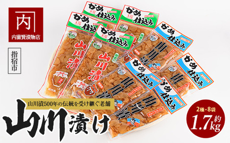 老舗｢内薗賢漬物店｣の本場山川漬セット 活お海道 010-1936 漬物 漬物