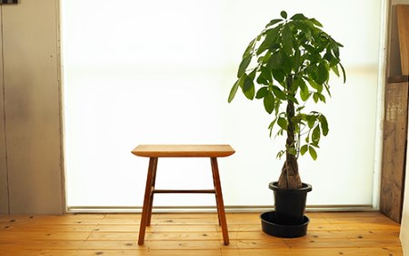 スツールテーブル「Tip stooltable」ブラックチェリー材(さきやま木工/140-1217)インテリア 家具 手作り 椅子 チェア サイドテーブル