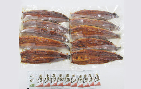 ＜高島屋選定品＞鹿児島県産うなぎ蒲焼じっくり焼き(10尾)(TK082-1821/59D1802)