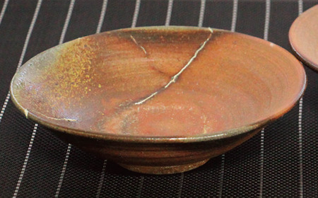 種子島 伝統 陶房 六大 平鉢　NFN236【375pt】