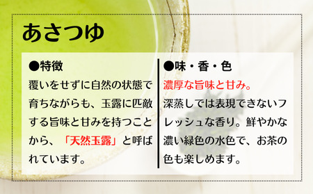 【たねがしまる４０００】種子島 川口製茶 あさつゆ 茶葉 80g NFN944【100pt】 / 浅蒸し 日本茶 緑茶  希少品種 お茶 新茶 一番茶 天然玉露 濃厚 な 甘味 旨味