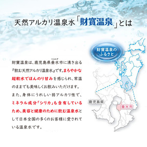 D4-2258／【3回定期】 財寶温泉強炭酸水 500ml×24本×2箱 合計48本