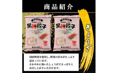AS-861 鹿児島県産黒豚 餃子鍋にピッタリなセット(しょうが)  合計約2kg