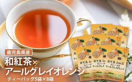 AS-083 鹿児島茶フレーバーティー【和紅茶】アールグレイオレンジ　計40g　10g(2g×5袋)×4箱 8,760円
