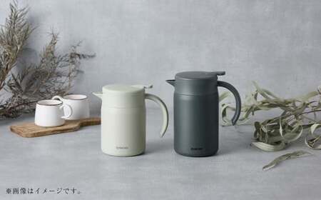 【京セラ】真空断熱サーバー 600ml ＜ダークグレー＞ CERAMUG セラマグ 断熱サーバー サーバー コーヒーサーバー 魔法瓶構造 保温 保冷 KYOCERA AS-563-1