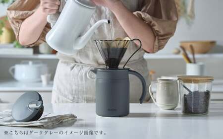 【京セラ】真空断熱サーバー 600ml ＜サンドベージュ＞ CERAMUG セラマグ 断熱サーバー サーバー コーヒーサーバー 魔法瓶構造 保温 保冷 KYOCERA AS-563-2