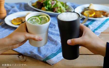 【京セラ】真空断熱タンブラー 420ml  ＜ホワイト＞ ペアセット（2個） CERAMUG タンブラー 真空容器 保冷 保温 真空断熱 セラミック トラベルカップ KYOCERA BS-625-1