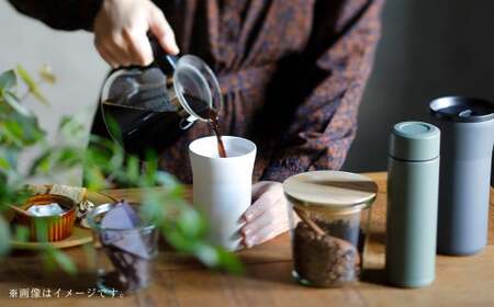 【京セラ】真空断熱タンブラー 420ml ＜ホワイト2個・ブラック1個＞ （計3個） CERAMUG タンブラー 真空容器 保冷 保温 真空断熱 セラミック トラベルカップ KYOCERA CSR-810-1