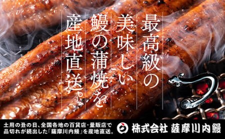 AS-039 鹿児島県産うなぎ蒲焼ｶｯﾄ 2人前 約150g(約75g×2袋)