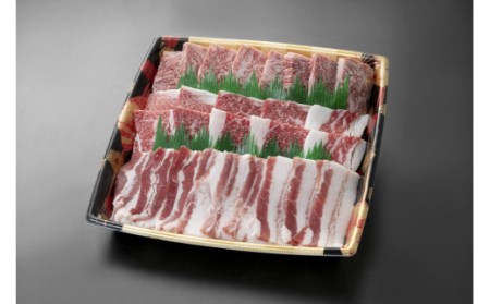 AS-331　黒毛和牛と黒豚の焼肉詰合せ ご自宅用