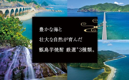 薩摩川内 甑焼酎飲み比べ 3本セット(一升) 各1800ml 瑞秘稀酒蔵 杉元酒店 DS-032