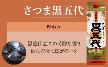 DSR-610　山元酒造 【川内焼酎】 紙パック入（1800ml×6本）