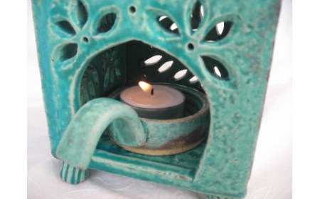 BS-909 トルコ釉 茶香炉