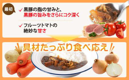 AS-337 鹿児島県産黒豚スパイシーカレー 1㎏(200g×5)