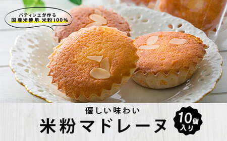 ZS-709 のせ菓楽 米粉マドレーヌ10個入 | 鹿児島県薩摩川内市