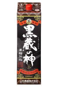 黒蔵の神 パック 計10.8L(1800ml×6本) 芋焼酎 25度 山元酒造 鹿児島県 薩摩川内市 DSR-027