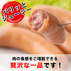 No.1156 鹿児島県産!黒豚ウインナー(計900g・8本入×6袋)国産 九州産 黒豚 豚肉 ウインナー ソーセージ 惣菜 おかず 弁当 BBQ キャンプ 小分け 冷凍【コワダヤ】【460】【1157】