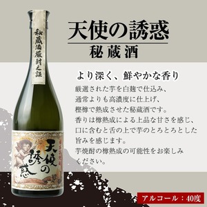 No.1173 ふるさと納税限定！西酒造人気色々セット！「富乃宝山」「天使の誘惑」「梅乃酒」(720ml×3本) 焼酎 酒 お酒 アルコール 飲み比べ 晩酌 家飲み 宅飲み セット 【西酒造】