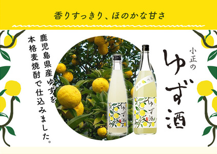 No.931-B 小正のゆず酒(500ml×3本)【小正醸造】