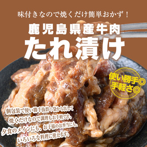 鹿児島県産 牛肉 国産 たれ漬け セット (計600g) 【Rana】A849