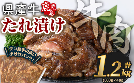 鹿児島県産 牛肉 国産 たれ漬け セット (計1.2kg) 【Rana】A851