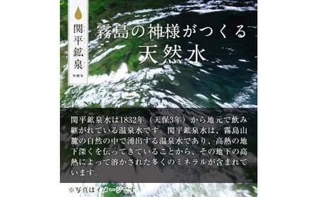 K-185 ＜定期便・全3回＞関平鉱泉水10L×2箱ずつお届け(計6箱)【関平鉱泉所】 霧島市 シリカ シリカ水 水 シリカミネラルウォーター