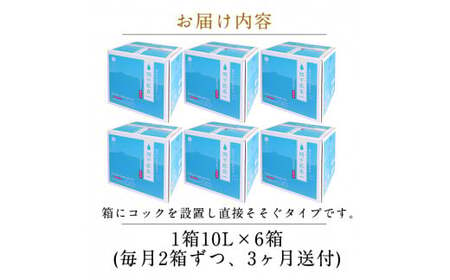 K-185 ＜定期便・全3回＞関平鉱泉水10L×2箱ずつお届け(計6箱)【関平鉱泉所】 霧島市 シリカ シリカ水 水 シリカミネラルウォーター