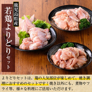 K-220 鹿児島県産 若鶏よりどりセット (合計3.6kg)【TRINITY】 霧島市 国産 冷凍 真空パック 小分け 鶏肉 鳥肉 詰め合わせ