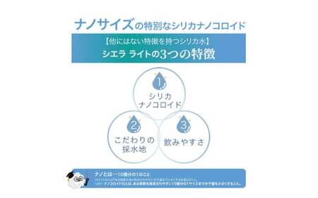 K-408 シリカナノコロイドウォーター Si-era light(シエラライト)300ml 30本セット【シリカテックス宇部】霧島市 シリカ シリカ水 シリカウォーター 美と健康 水活