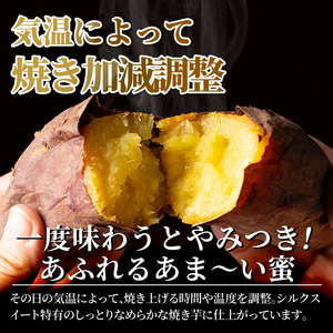 A0-338-A 薩摩あま蜜完熟焼き芋＜シルクスイート＞1kg【フレッシュジャパン鹿児島】霧島市 国産 熟成 鹿児島県産 さつまいも シルクスイート 冷凍焼き芋 焼芋 やきいも