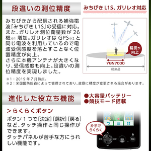 I0-001 YupiteruゴルフナビYGN7000(距離計)3.2インチ【ユピテル