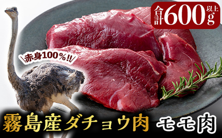 A5-022 国産！ダチョウ肉(モモ肉600g以上)【ビッグバード・カピリナ】