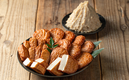 寺田屋 手づくり 「麦みそ2kg（1kg×2個）」と「白身魚 の さつま揚げ2種（上揚×10枚、上棒天300g）」 セット 冷蔵 串木野名物 地酒と豆腐たっぷりの薩摩揚げ つけ揚げ さつまあげ【A-1909H】