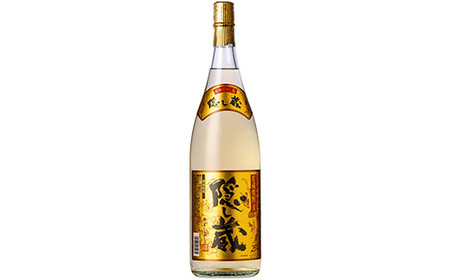 本格麦焼酎 隠し蔵 1.8L×1本 おつまみ付 25度 鹿児島 本格麦焼酎 樽 貯蔵熟成 琥珀色 本格麦焼酎 濵田酒造 傳藏院蔵 【A-1855H】