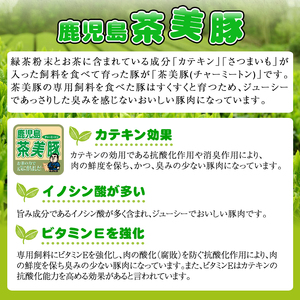 【令和7年お歳暮期間限定】鹿児島県産 茶美豚 5種 詰合せ（ ロースハム 400g 焼豚 300g ローストポーク 180g ミートローフ 300g ウインナー 150g）＜C-32＞冷蔵 ギフト【SA-300H】