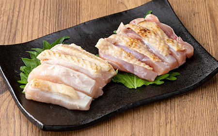 鹿児島県産！地鶏 鳥刺し 塩味 500g(100g×5) 【00-115-04】