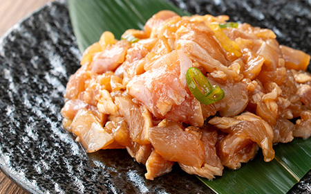 鹿児島県産！地鶏 ゆっけ 500g(100g×5) 【A-2062H】