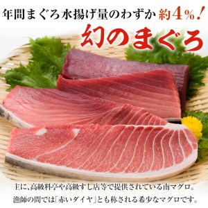 南マグロ味わいセット  南マグロ中トロ約200g 南マグロ赤身約200g【A-1274H】