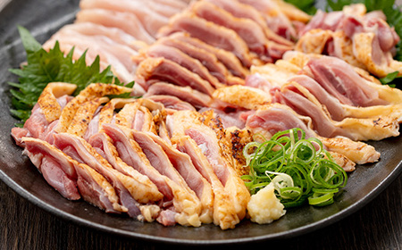 鹿児島県産3種の鶏タタキセット約800g【A-1554H】